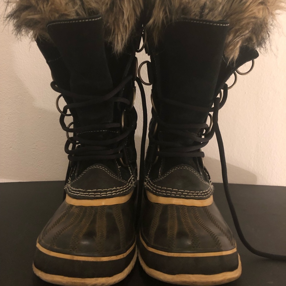 Sorel NL1540-010 Joan Of Arctic Winter Boots Sz8